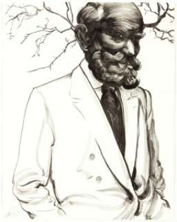  - Greg Ruth Bearded Figure Original Illustration (c. 2000s)....