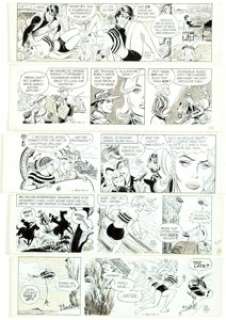  - Bob Lubbers Robin Malone Daily Comic Strip Original Art Group of 20 (NEA, 1967-1968).... (Total: 20 Original Art)