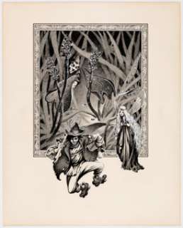  - Stephen Fabian Tom O‘Bedlam‘s Night Out and Other Strange Excursions Page 13 Illustration Original Art (W. Paul Ga...