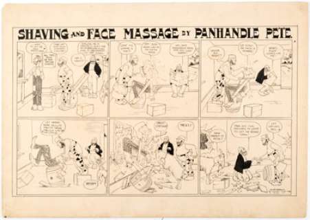 George McManus Panhandle Pete Sunday Comic Strip Original Art (New York World Publ., 1900s).... | Heritage