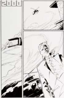  - John Cassaday Planetary #11 Story Page 10 Original Art (DC/WildStorm, 2000)....