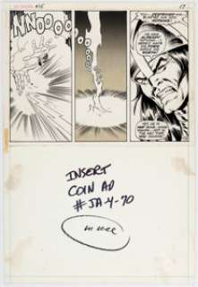 John Buscema and Tom Palmer The Avengers #75 Story Page 13 Original Art (Marvel, 1970).... | Heritage