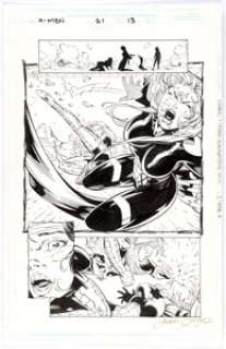 Cedric Nocon, Chad Hunt, and Mike S. Miller X-Men #61 Story Page 13 Original Art (Marvel, 1997)....