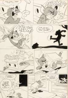 Harvey Eisenberg Our Gang with Tom and Jerry #59 Tom and Jerry Page 10 (Dell, 1949)....