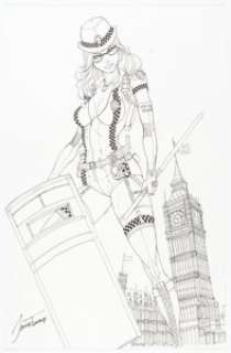 Jamie Tyndall Grimm Fairy Tales #82 Variant Cover Original Art (Zenescope Entertainment, 2013)....