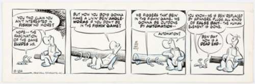 Walt Kelly PogoDaily Comic Strip Original Art dated 5-24-63 (Hall Syndicate, 1963).  Churchy LaFemme, the - | Heritage