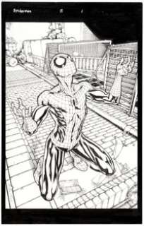 Michael Ryan and Danny Miki Spider-Man: The Root of All Annoyance #1 Splash Page 1 Original Art (Marvel, 2009). -