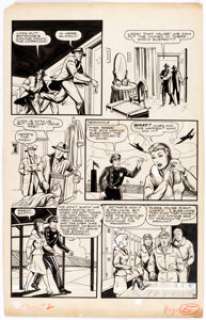 Alex Blum (attributed) Atomic Comics #2 Story Page 5 Lucky Wings Original Art (Green Publishing, 1946). It’s very - | Heritage