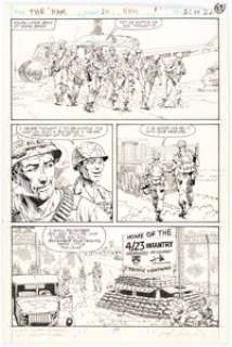 Wayne Vansant and Geof Isherwood - The ‘Nam #20 Story Page 21 Original Art (Marvel, 1988).