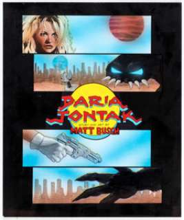 Matt Busch - Hustler Comix "Daria Jontak" Story Page Original Art Group of 6 (L.F.P. Inc., 1997-1998).