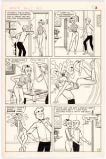 Harry Lucey And Mario Acquaviva | Archie #157 Story Page 3 Original Art (Archie, 1965). | Heritage