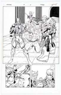 Jim Lee And Richard Bennett | WildC.A.T.S #31 Story Page 6 Original Art (Image, 1996). | Heritage