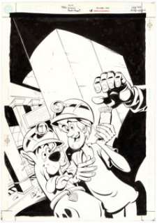 Joe Staton and Dave Hunt - Scooby-Doo #55 Cover Original Art (DC, 2002).