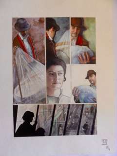 Le Hénanff, Fabrice | Planche originale en couleur  - Modigliani  - (2014) | Catawiki