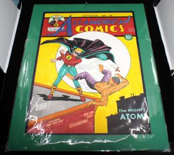 Sheldon Moldoff - All-American Comics #19 Cover Re-Creation - 1St Green Lantern - Signed