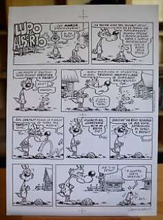 Cannucciari, Bruno - original plate "Lupo Alberto"