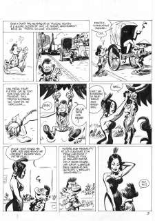 Planche originale 3 du récit court de BOB MARONE par Yoann