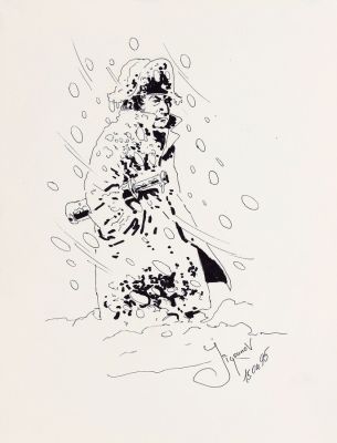 Jigounov | Illustration au feutre représentant Napoléon… | AZ auction