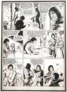 Grzegorz ROSINSKI : Planche originale de Thorgal 15 : le maitre des montagnes