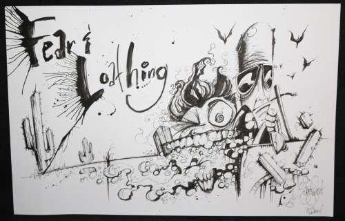 Sean Dietrich - fear and loathing commission - 2015 signed