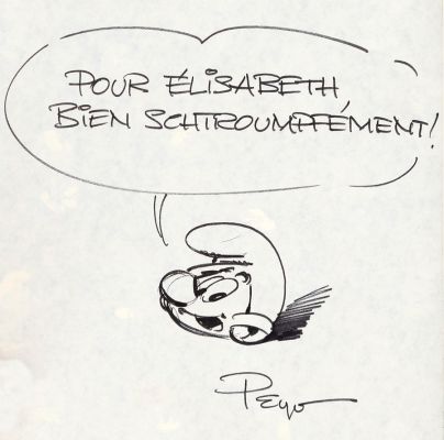 Peyo | Lot 055 - Johan et Pirlouit 9 (ré 75) agrémenté d’une… | AZ auction