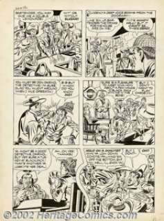 Jack Kirby and Joe Simon - Original Art for Green Hornet #39, page 32 (Harvey, 1948). From the - | Heritage
