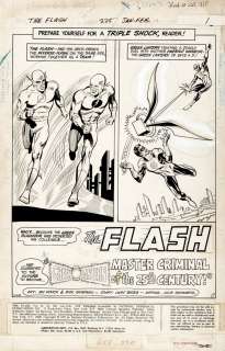 Dick Giordano Irv Novick - The Flash #225 P 1 (Flash & Reverse Flash Team Up! Green Lantern Battles a Future Green Lantern!) 1973