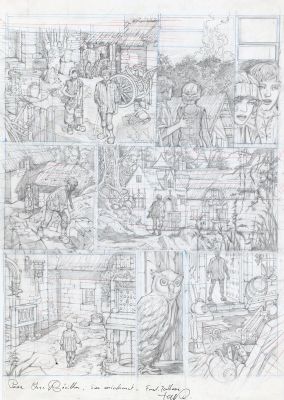 Toublanc (Frédéric) | Vasco, planche préparatoire n°2 à la mine de… | AZ auction