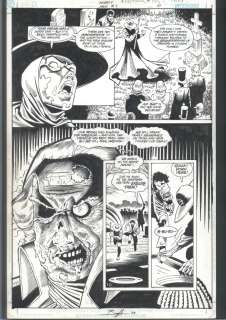 Joe Rubenstein Norm Breyfogle - ! Great Breyfogle Anarky Art - Zombie George Washington + Other Resurrected Patriots Confer with Anarchy - Signed Issue Anarky #7 Page 10