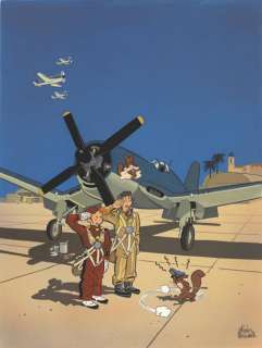 Lot 82 - OLIVIER SCHWARTZ UNE AVENTURE DE SPIROU ET FANTASIO Illustration originale réalisée...