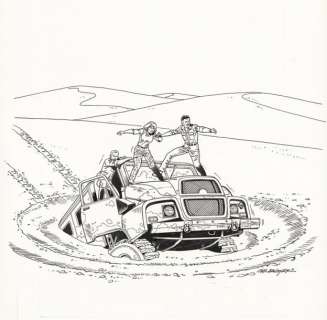 Lot 119 - CHRISTIAN DENAYER WAYNE SHELTON La Rançon (T.10), Dargaud 2011 Couverture originale....