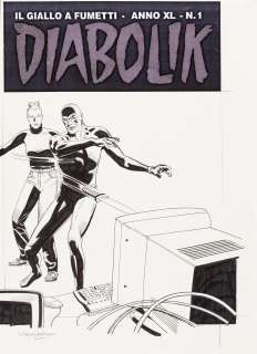 Zaniboni Sergio - "Diabolik - Il ladro invisibile", 2001 | Urania Casa d’Aste
