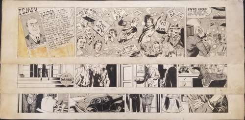 Bernard Baily (3) Original Daily Strips