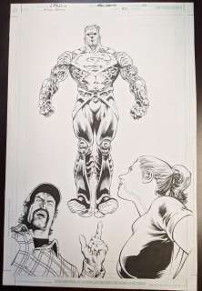 Luke Ross Action #821 Original Splash Page Art | Bedrock City Comic