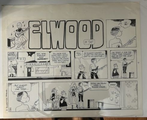 Elwood Original Comic Art Ben Templern Tom Forman Tribune Media Sept 24 1984 | eBay US (Buy It Now)