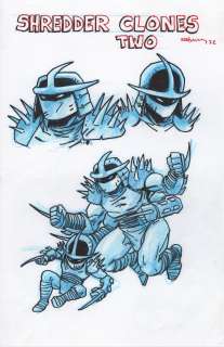 Kevin Eastman | Neca TMNT Concept Art – Shredder Clones Two | Kevin Eastman