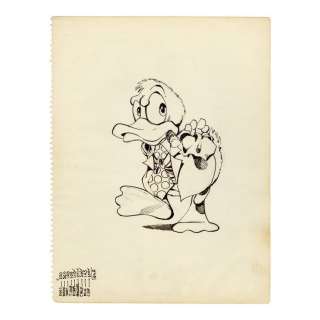 Hand-Drawn John Byrne Howard the Duck Sketch / MARVEL COMICS | Propstore