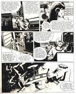 Exposition SCIENCE FICTION - Planche originale 10 du tome 1 des NAUFRAGES DU TEMPS - L‘Ã©toile endormie -