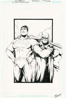Lee Garbett, Trevor Scott - Dreamwar 1 Cover Superman Midnighter Dc Wildstorm Crossover