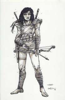 Kevin Eastman | Neca Karai – Original Art For Mirage Studios Inspired Collectibles Line | Kevin Eastman