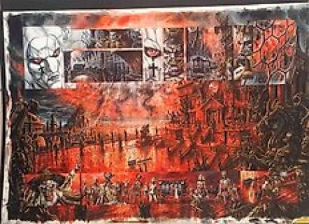 Ledroit, Olivier | 2 Planches Originales (p. 16/17)  - Requiem  - Chevalier Vampire (années 2000) | Catawiki