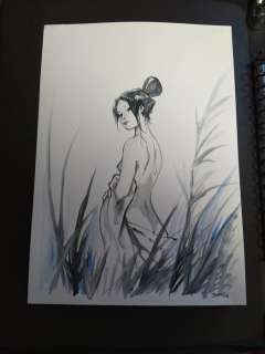 Jung | Dessin original  - Pin-up  - (2008) | Catawiki