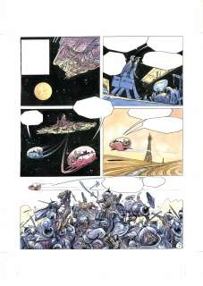 José Ortiz | Burton & Cyb - Traficantes de Armas p.2 (Zona 84) | ECC arte y coleccionismo