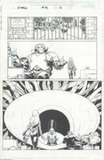 Frank Quitely and Tim Townsend - New X-Men #114, page 6 Original Art (Marvel, 2001). Jean Grey, the Beast, and - | Heritage