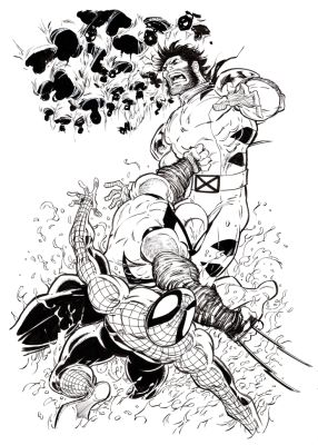 Kaare Andrews | Spider-man & Wolverine # 8 pg 2 | More Great Art