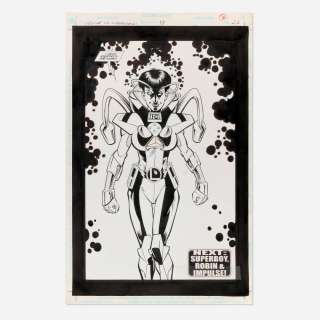 Lot 430 - Lee Moder, Legion of Superheroes Vol. 4 #98 Story Page 22 Original Art (DC Comics, 1997)