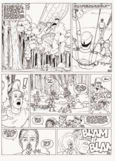 Leo | Aldebaran Planche n°43 du tome 2 de la série. Encre de chine. Format | Rossini