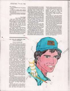 Anthony Tollin - Infinity, Inc. #19 Early Todd McFarlane Profile Page Color Guide Art - 1985