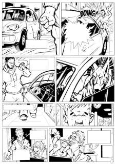 JOTED / Nicolas Sjöstedt _ Planche originale _ Page 44 _ LE MIROIR DES ÂMES | Galerie Neuf