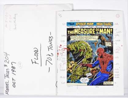 Marvel Comics Marvel Tales #204 Comp. Color Guide | Bruneau & Co. Auctioneers